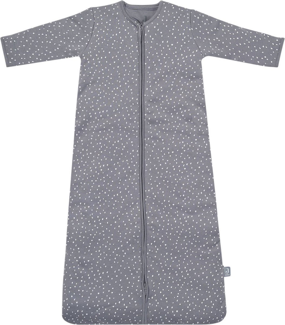 Jollein - baby winterslaapzak (spickle - grey) - katoen - 4-seizoenen - winterslaapzakje baby, babyslaapzak - 70cm