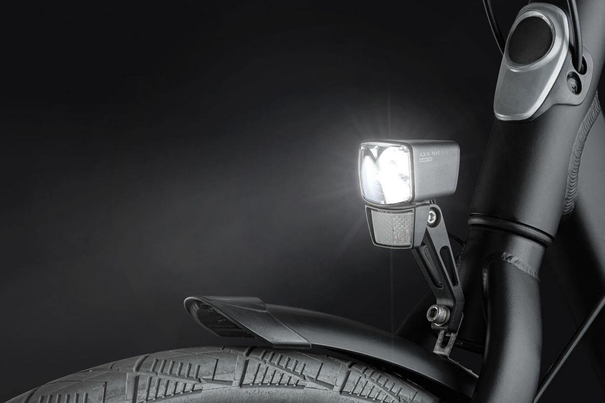 Axa koplamp nxt e-bike 30 lux 6-48v - zwart