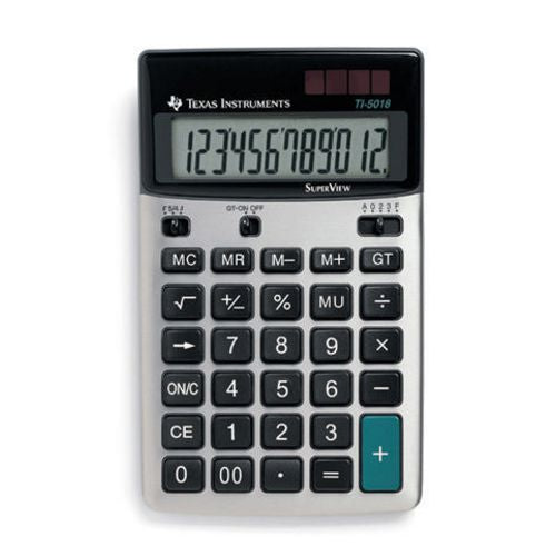 Texas instruments bureau rekenmachine ti-5018sv 12 karakters