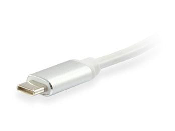 Equip 133452 USB type C mannelijk naar HDMI vrouwelijk adapter, 15 cm
