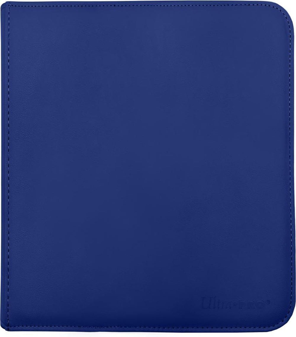 Ultrapro 12-pocket zippered pro-binder blue