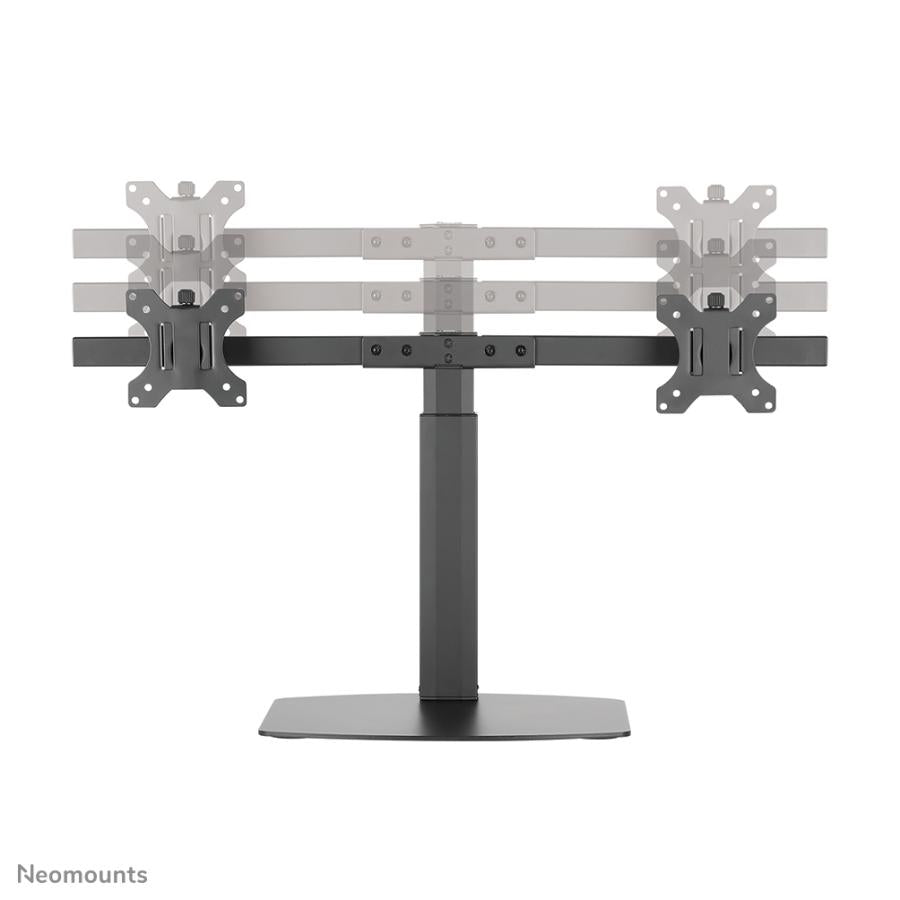 Neomounts fpma-d865dblack flatscreen bureausteun, 2x 10-27, 12 kg, 35 - 46cm, 75x75 100x