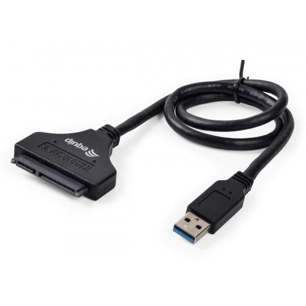 Equip 133471 USB3.0 naar SATA-adapter, mannelijk mannelijk, 0,5 m, zwart