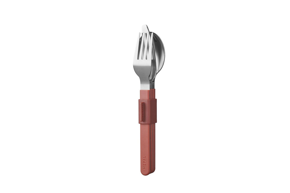 Mepal bestekset silueta 3-delig - vivid mauve