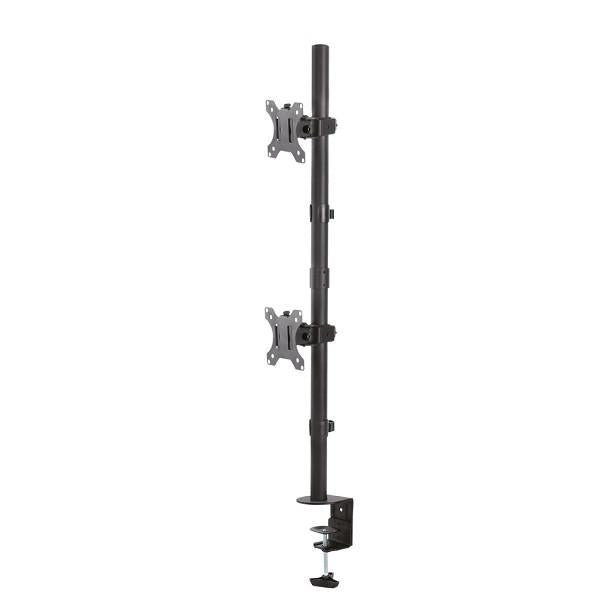 Neomounts Neomounts FPMA-D550DVBLACK Flatscreen-bureaumontage, 2x 10-32, 16 kg, 88 cm, 75x75 100x100