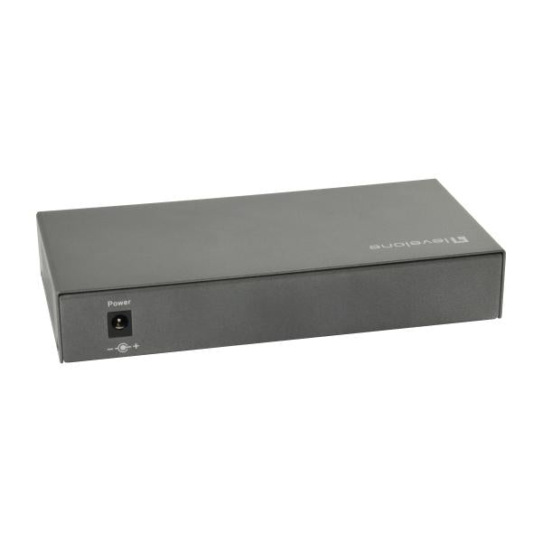 Levelone gep-0823 8-poorts gigabit poe-switch, 802.3at af poe, 120w