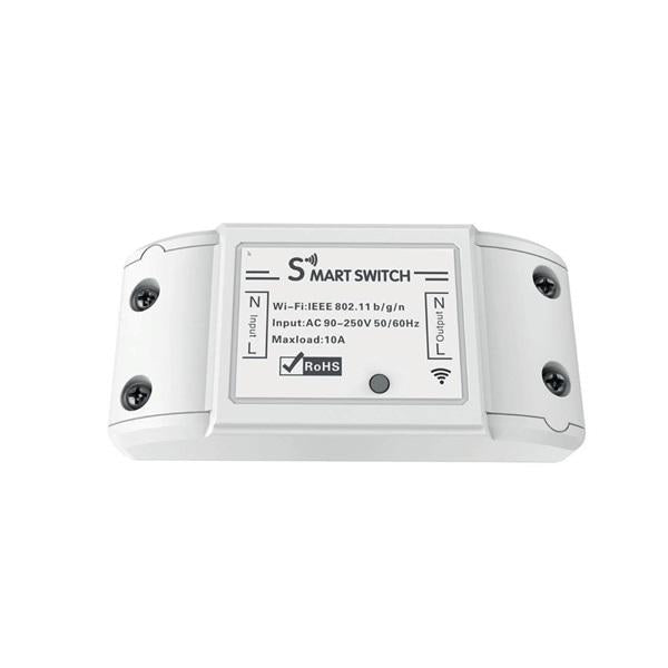 Woox r4967 slimme wifi-schakelaar, aangedreven door Tuya, 10A, 2300W, 100-240VAC 50-60Hz, wifi