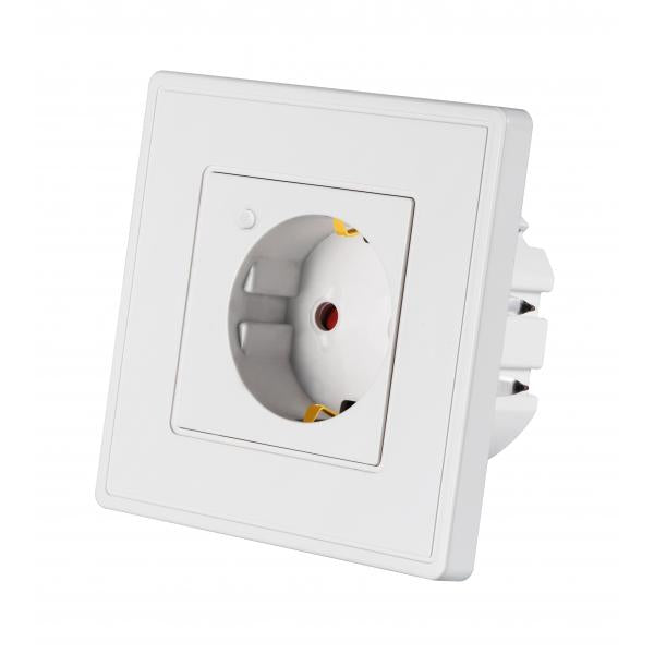 Woox r4054 slimme inbouw stopcontact powered by tuya, 16a, 3680w, wifi, wit