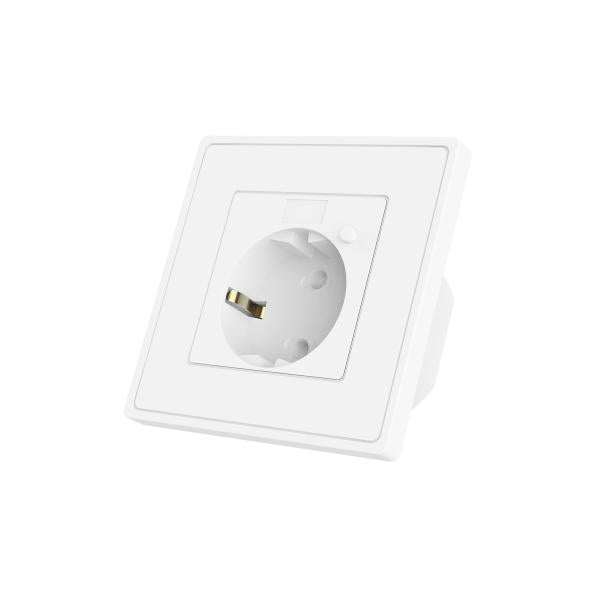 Woox r4054 slimme inbouw stopcontact powered by tuya, 16a, 3680w, wifi, wit