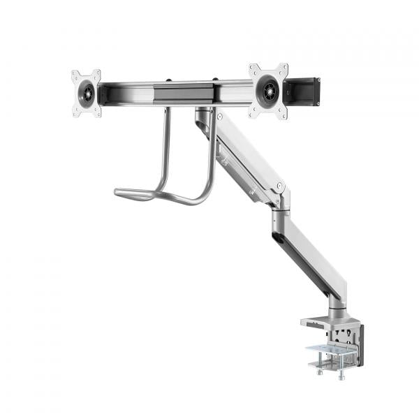 Neomounts Neomounts NM-D775DXSILVER Flatscreen-tv-bureaubeugel Klem 8 kg, 1032, 100x100mm, Zilver