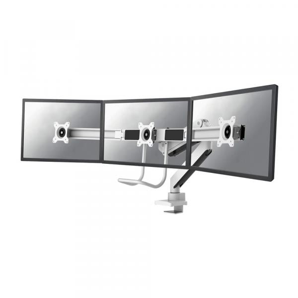 Neomounts Neomounts NM-D775DX3WHITE Flat Screen Desk Mount, 17-27", 6 kg, 100x100 mm, Clamp, White