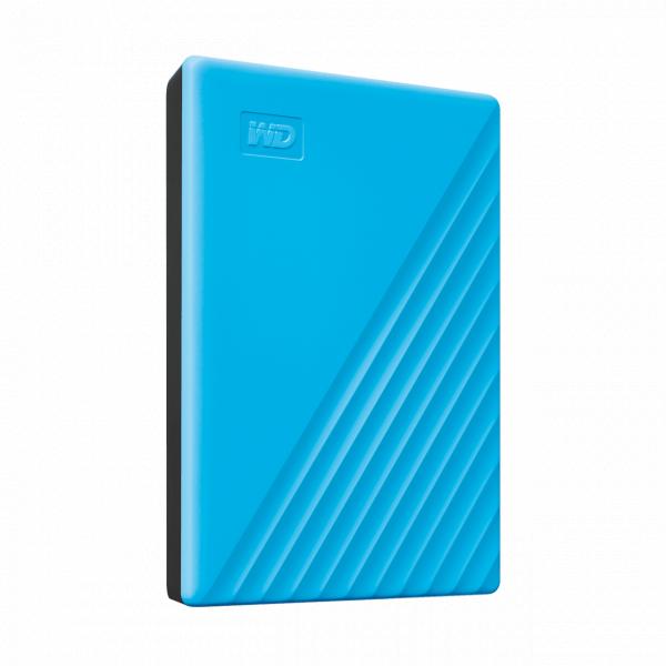 Western Digital wdbpkj0040bbl-wesn my passport externe harde schijf, 4 TB, USB 3.2 gen 1, blauw