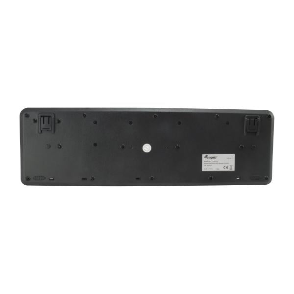 Equip 245200 bedraad toetsenbord en muis combo Duitse lay-out, USB, QWERTZ, 105 toetsen, 1000 dpi, zwart