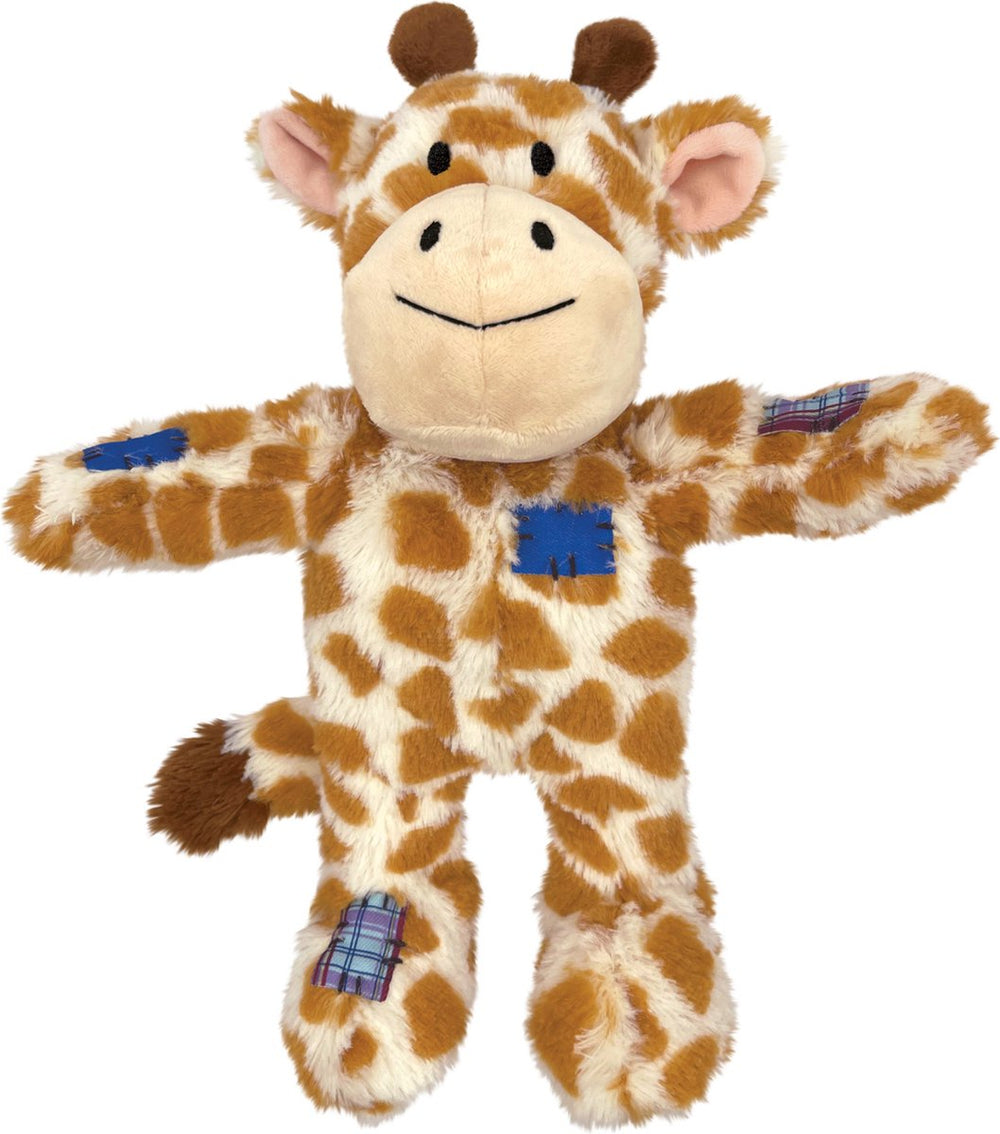 Kong wilde knopen giraffe geel