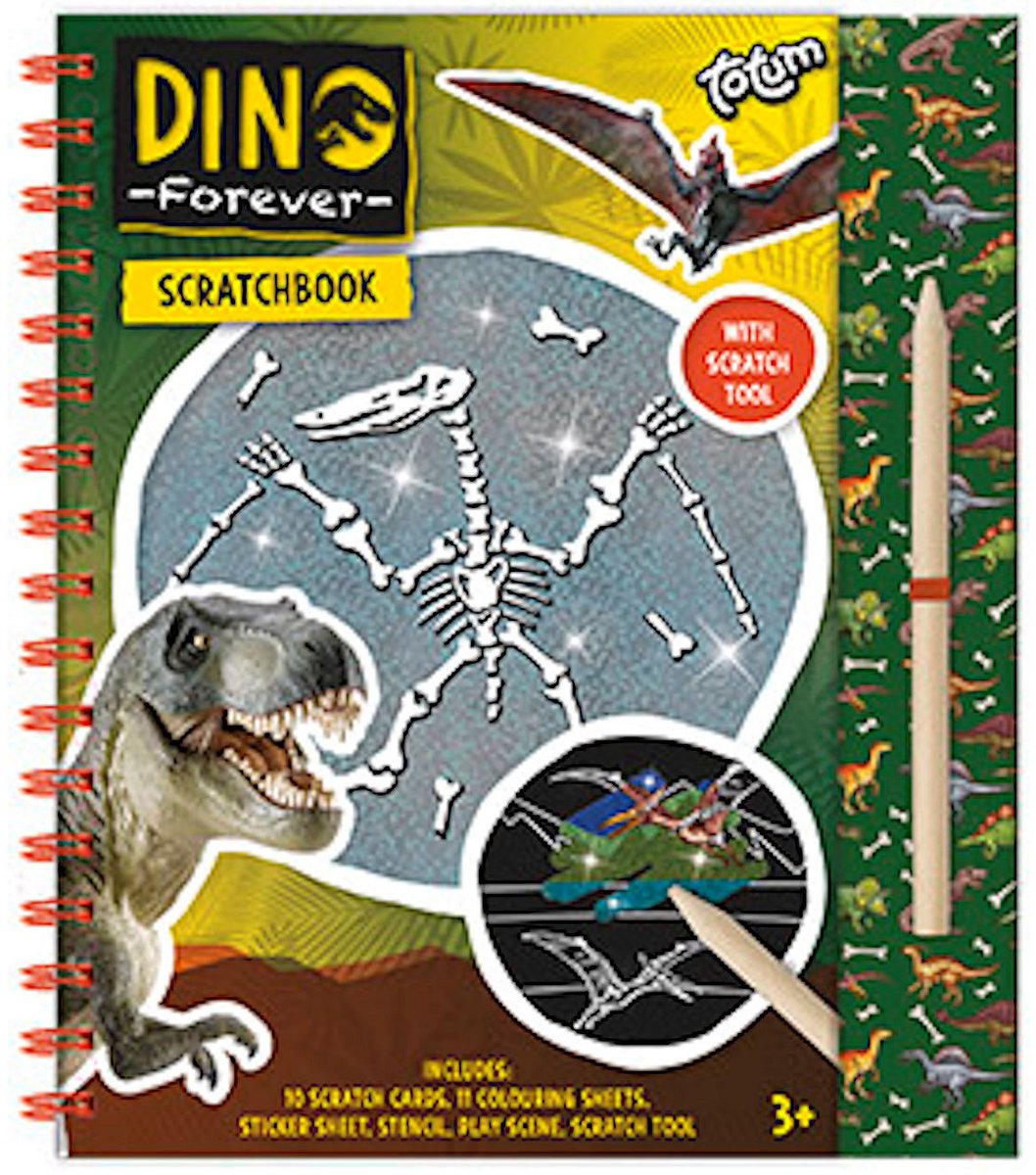 Totum Dino Forever - Krasboek