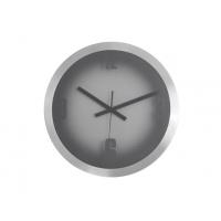 Nextime klok 3020 mist, ø35 cm, muur, grijs
