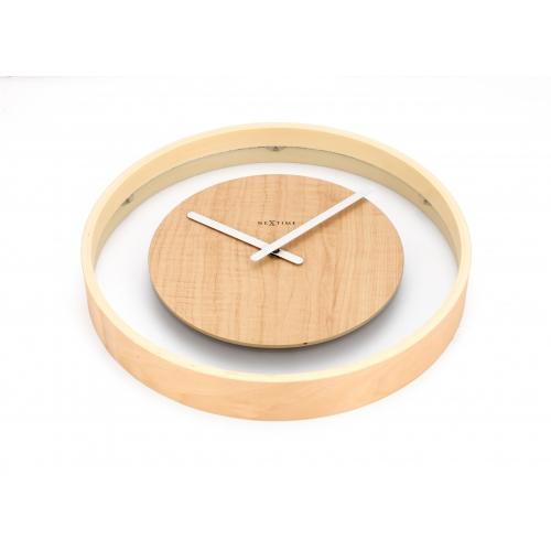 Nextime klok 3046 houten lus, ø30 cm, muur, hout