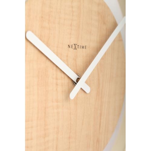 Nextime klok 3046 houten lus, ø30 cm, muur, hout