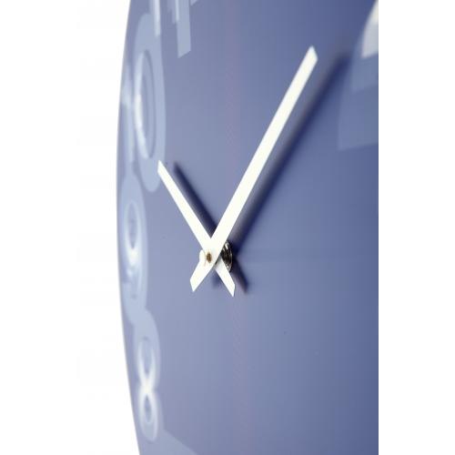 Nextime klok 3077bl 3d, ø39,5 cm, wand, blauw wit