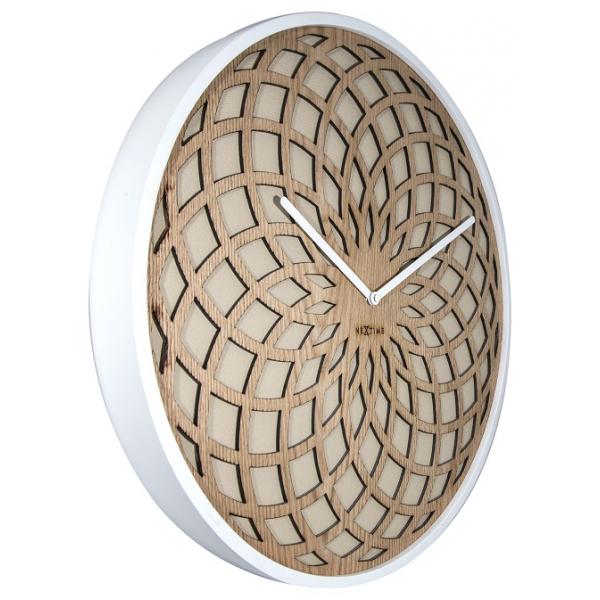 Nextime klok 3149be zon groot, ø50 cm, wand, beige