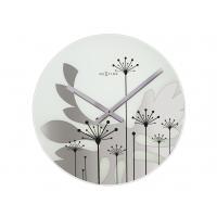 Nextime klok 8088 gras, ø43 cm, muur, grijs