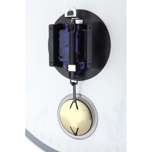 Nextime klok 8162 romana, ø43 cm, wand, wit