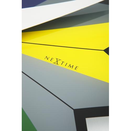 Nextime klok 8163 circus, ø43 cm, wand, zwart multicolor