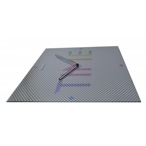 Nextime klok 8165 mysterie - tijd, 43x43 cm, muur, metaal