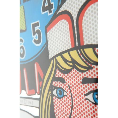 Nextime klok 8167 delux diner, 43x43cm, wand, multicolor