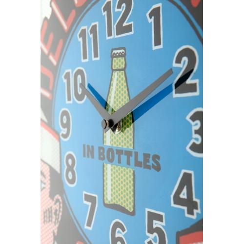 Nextime klok 8167 delux diner, 43x43cm, wand, multicolor