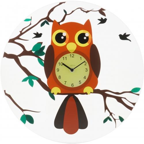 Nextime klok 8169 oohoo, ø43 cm, wand, multicolor
