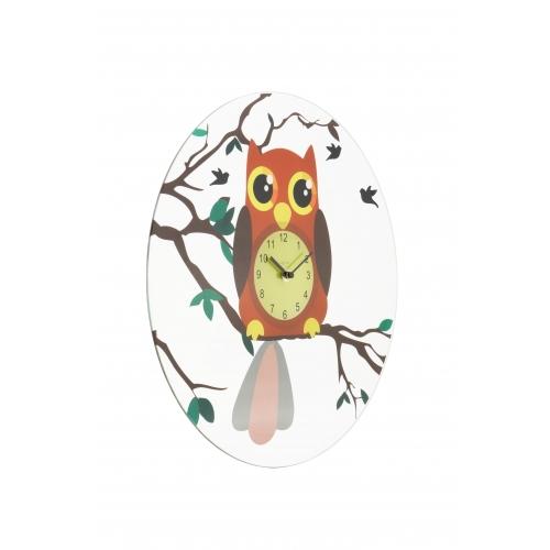 Nextime klok 8169 oohoo, ø43 cm, wand, multicolor