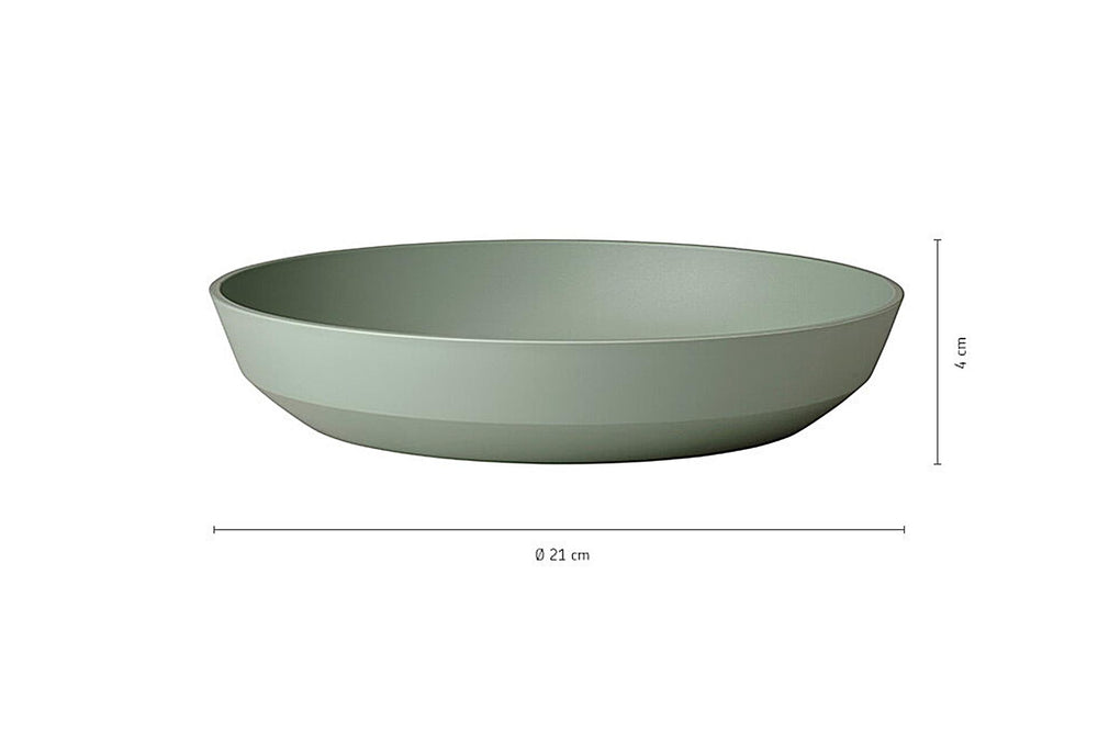 Mepal diep bord silueta ø21cm - vivid mauve