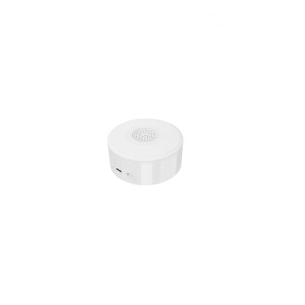 Woox r7051 slimme binnensirene, wifi 2,4 GHz, zigbee 3.0, 30 m, wit