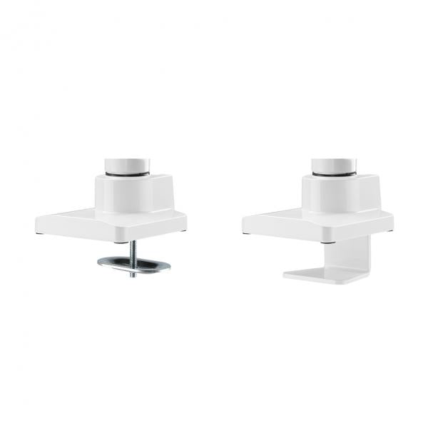 Neomounts nm-d775whiteplus gebogen scherm bureausteun, 49, 18 kg, 100 mm, klembout, wit