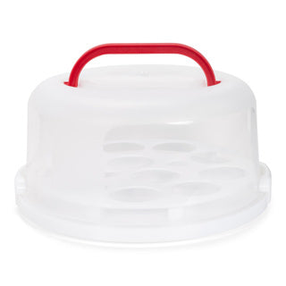 Taart- en cupcake bewaardoos | 2 stuks