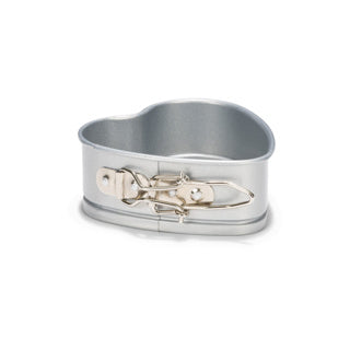Patisse zilveren top mini hart-springvorm 12 cm
