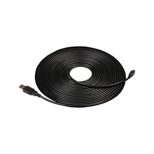 Transcend ts-dpl3 dubbele usb autolader voor drivepro, 8m 4m kabel, usb type a naar micro b