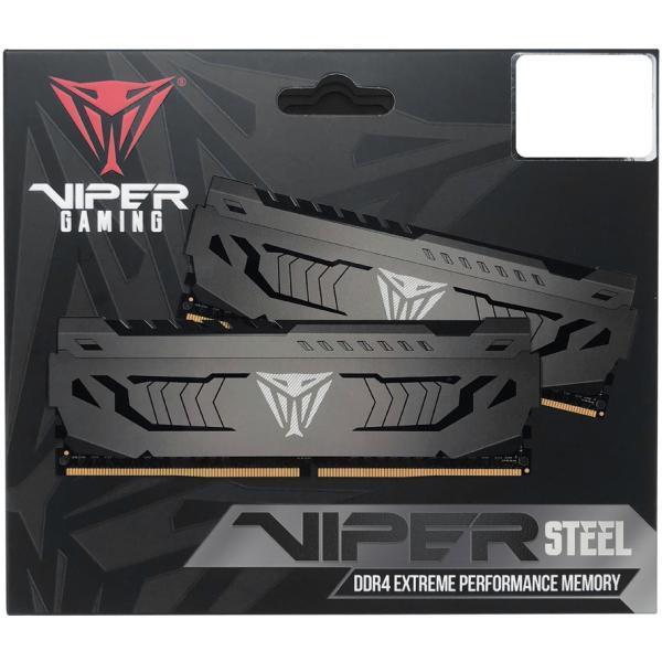 Patriot pvsr432g320c8k viper geheugen rgb, 32gb, dimm, ddr4 3200mhz, cl18 zwart hs, rgb