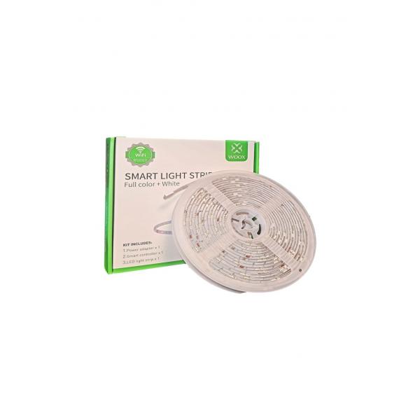 Woox r5093 slimme ledstrip, 5m, 1000lm, volledige kleur rgb + warm wit 1000