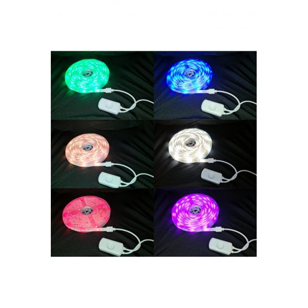 Woox r5093 slimme ledstrip, 5m, 1000lm, volledige kleur rgb + warm wit 1000