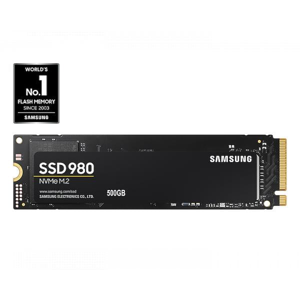 Samsung mz-v8v500bw 980 ssd, 500 gb, pcle 3.0, nvme m.2, 3500 3000 mbs
