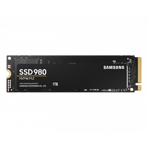 Samsung mz-v8v1t0bw 980 ssd, 1 tb, nvme m.2, pcle 3.0, 3500 3000 mb s, 480k 500k iops
