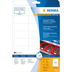 Etiketten herma