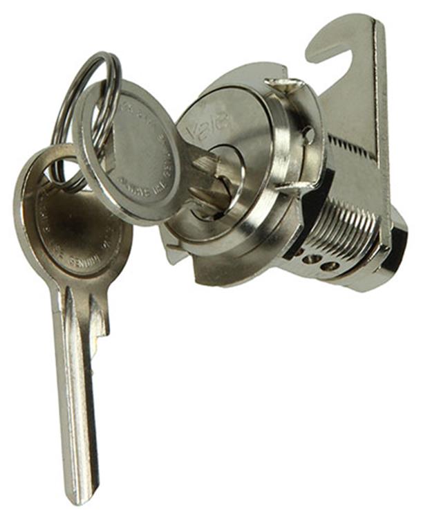 Mack 1015857 - 1 brievenkastslot vernikkeld 20mm | 5 stuks
