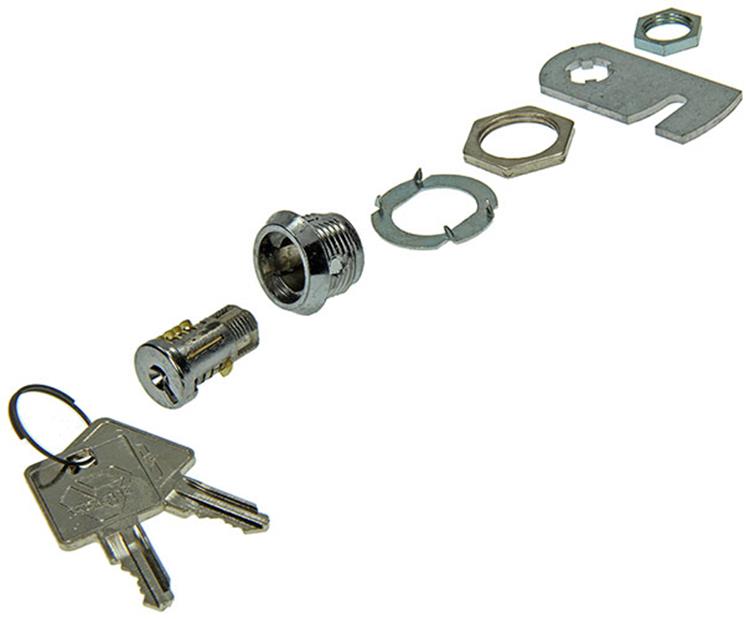Mack 1013582 - 1 brievenkastslot verchroomd 13mm | 5 stuks
