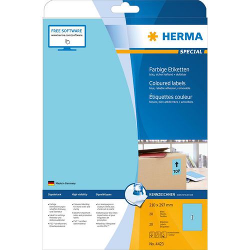 Etiketten herma