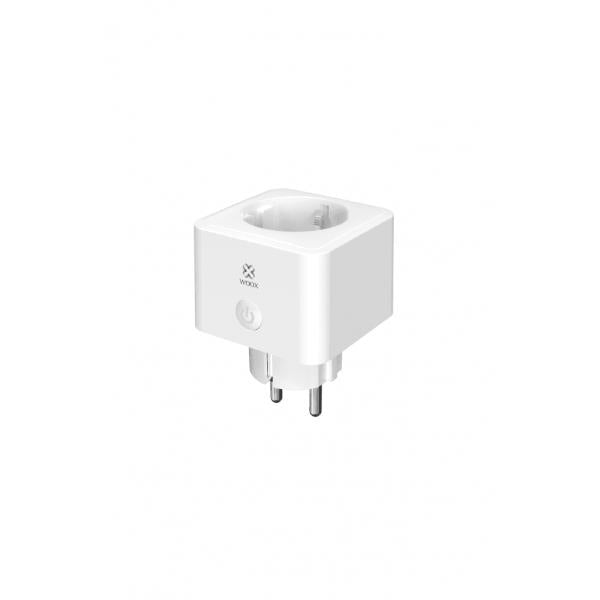 Woox r6087 smart plug eu, wifi, schokbestendig, 230 v, wit