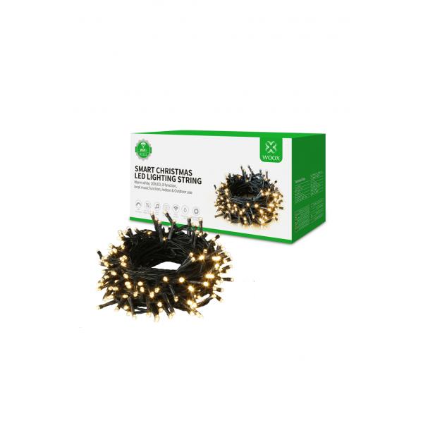 Woox R5151 LED-verlichtingssnoer, 300 lumen, 8 modi, Google Assistant, Amazon Alexa, 20 m