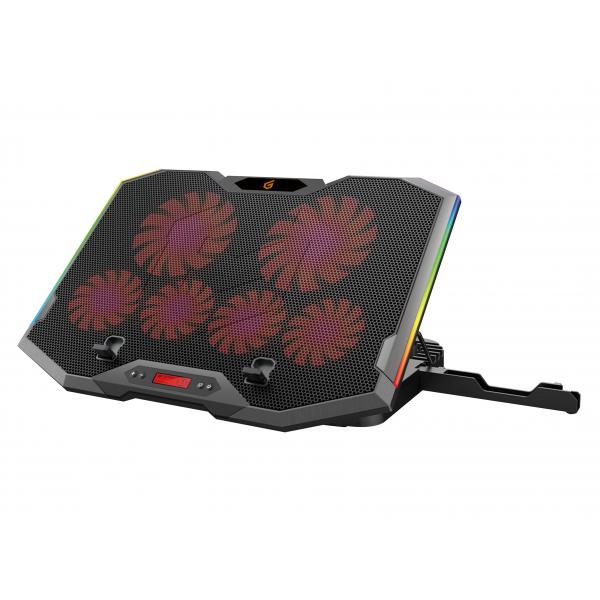 Conceptronic thyia01b thyia ergo 6-fan gaming laptop koelstandaard, 17 43,2 cm, 6 stuks knoppen,